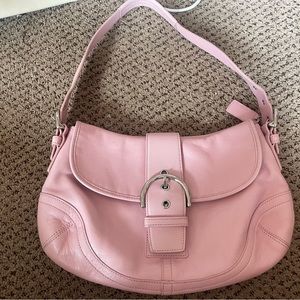 Coach Soho Should Bag in Light Pink